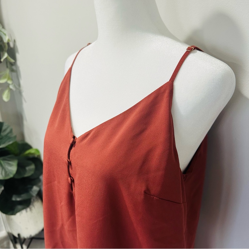 A New Day Camisole, Rust, Size Medium - image 2